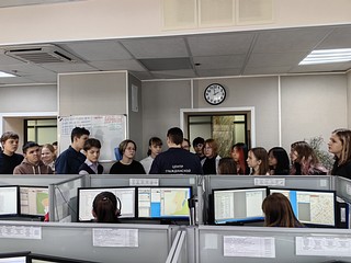 Учащиеся Одинцовской гимназии № 13 посетили 1 февраля МКУ «Центр гражданской защиты Одинцовского городского округа»