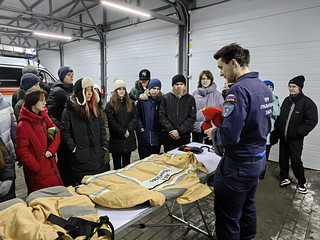 Учащиеся Одинцовской гимназии № 13 посетили 1 февраля МКУ «Центр гражданской защиты Одинцовского городского округа»