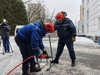 Учащиеся Одинцовской гимназии № 13 посетили 1 февраля МКУ «Центр гражданской защиты Одинцовского городского округа»