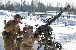 Праздничная программа в честь 23 февраля в Музейно-храмовом комплексе Минобороны в Кубинке