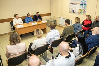 Коллективу Одинцовской областной больницы представили нового главного врача — медицинское учреждение возглавил Александр Грицанчук