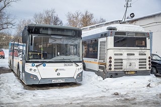 Глава Одинцовского округа Андрей Иванов проверил работу производственной базы «Мострансавто» в Звенигороде