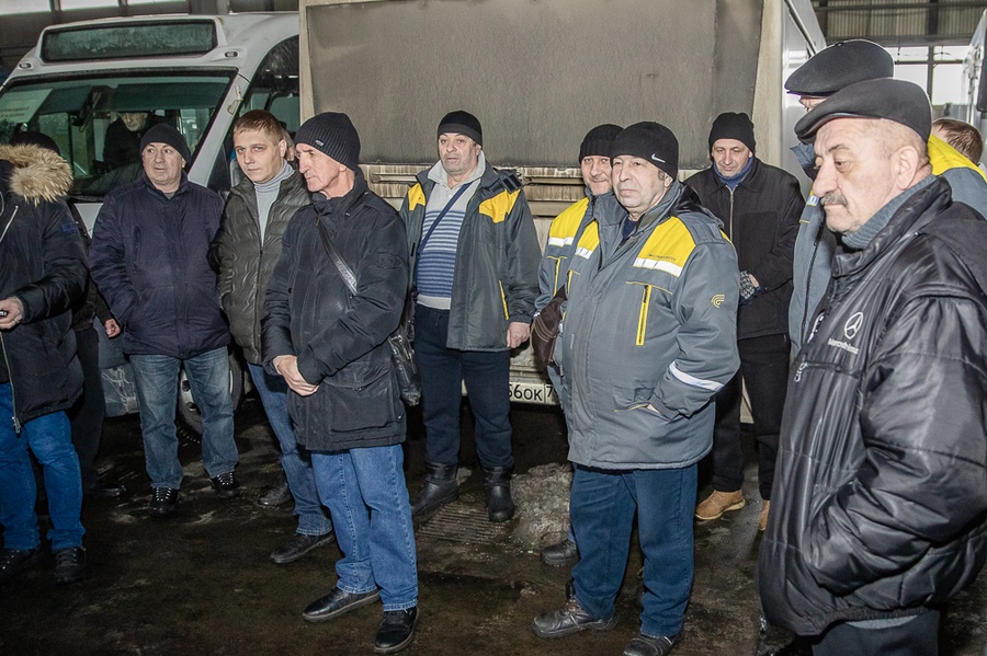 VLR s, Глава Одинцовского округа Андрей Иванов провел встречу с работниками производственной базы компании-перевозчика «Мострансавто»