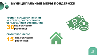 Муниципальные меры поддержки