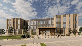 Возведение консультативно-диагностического центра в селе Ромашково Одинцовского округа продолжается в соответствии с утверждённым графиком