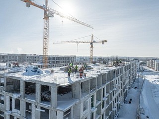 Строительная готовность жилого квартала «Равновесие» в Одинцовском округе превысила 60%