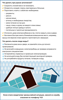 Жителям Одинцовского округа напоминают о правилах поведения в условиях угрозы паводка