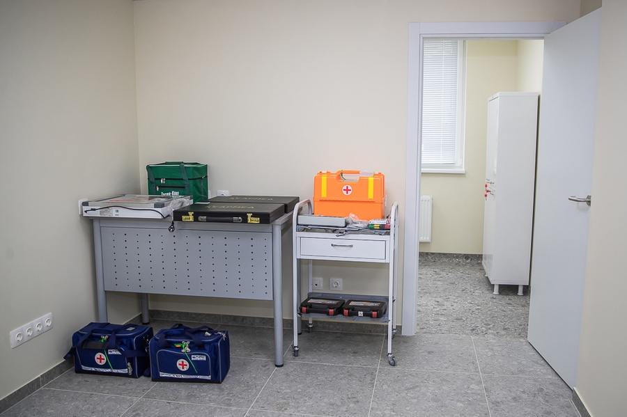 VLR s, Андрей Иванов осмотрел кабинет врача общей практики в жилом комплексе «Равновесие»