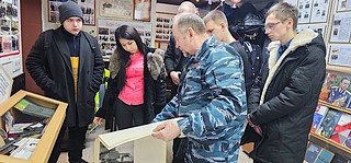 В музее УМВД России по Одинцовскому округу состоялась экскурсия для стажёров и молодых сотрудников полиции