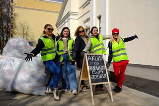 Ежемесячная акция по сбору вторсырья в Звенигороде прошла в субботу в Музейном дворике Манежа