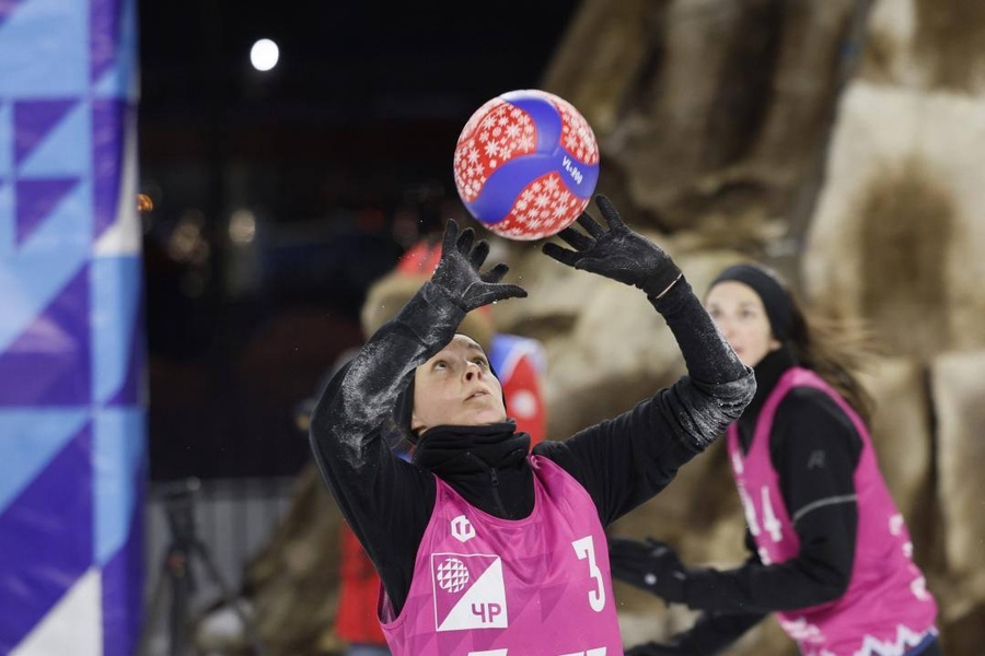 Команда «Заречье-Одинцово» выиграла серебро на чемпионате России по волейболу на снегу