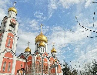 Мужской хор Московского Данилова монастыря выступил в Георгиевском кафедральном соборе в Одинцово