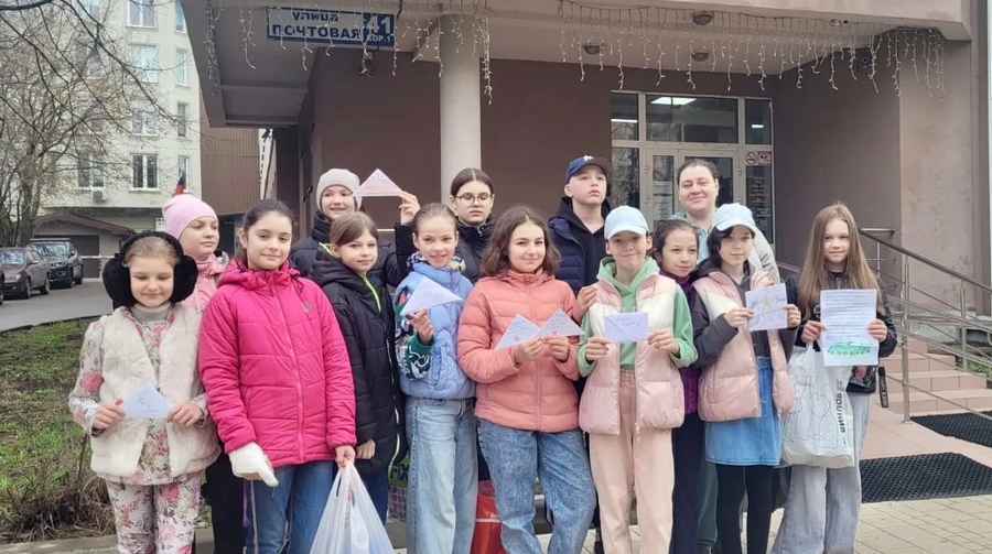 Учащиеся из Одинцовского округа побывали в Звенигородском объединении волонтёров «ZOV», Апрель