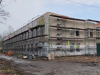 Монтаж кровли и инженерных сетей стартовал в ремонтируемом здании Голицынской школы № 2