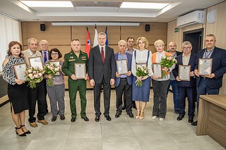 Сотрудников военного комиссариата Одинцовского городского округа, городских округов Краснознаменск и Власиха Московской области поздравили с профессиональным праздником