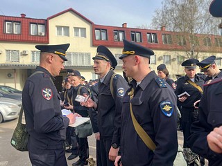 В УМВД России по Одинцовскому округу полицейские провели учебно-методические занятия с личным составом, в котором принял участие заместитель начальника полиции подполковник полиции Кирилл Черный