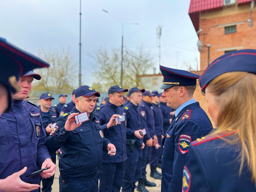 18 04 24 04 13, В Одинцово полицейские провели строевой смотр