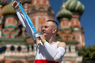 Сотрудники Главного управления Росгвардии по Московской области приняли участие в 8-м Всероссийском полумарафоне
