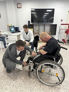 Участнику СВО из Одинцовского округа помогают с реабилитацией в социально-медицинском центре «Ясенки»