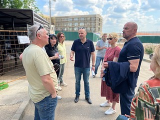 Михаил Пайсов провел рабочий выезд в микрорайон «Восточный» Звенигорода