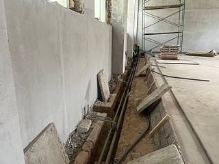 Продолжается капитальный ремонт здания Большевязёмского отделения Голицынской школы № 2» в поселке Большие Вяземы
