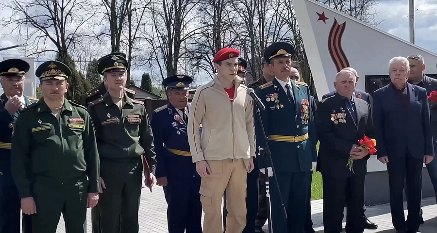 Памятный марш по местам боев 26-ой отдельной Краснознаменной фугасно-огнеметной роты прошел 1 мая в Одинцовском округе