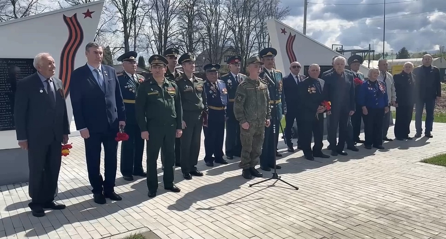 Памятный марш по местам боев 26-ой отдельной Краснознаменной фугасно-огнеметной роты прошел 1 мая в Одинцовском округе