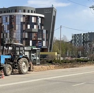 Работы по ремонту тротуара на улице Говорова в Одинцовском округе вышли на финишную прямую