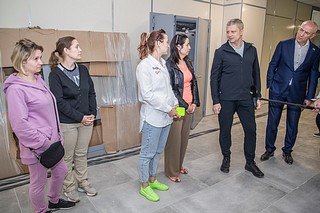 Строительная готовность школы на 550 мест в Горках-2 в Одинцовском округе составляет 86%. Ход строительства образовательного учреждения проверил глава Одинцовского округа Андрей Иванов