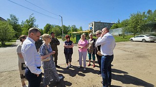 Первый заместитель главы Одинцовского округа вместе с жителями провёл обход Саввинской слободы и кв. Звездочка