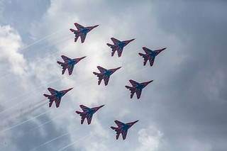 Пилотажная группа «Стрижи» отмечает 6 мая 33-летие со дня образования