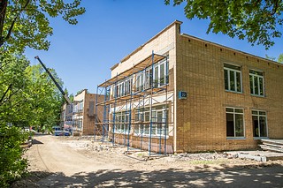 Глава Одинцовского округа Андрей Иванов проверил ход капитального ремонта здания детского сада № 65 — дошкольного отделения Одинцовской СОШ № 9 им. М. И. Неделина