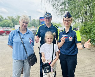 Одинцовские госавтоинспекторы провели акцию «Россия — за безопасные дороги!»