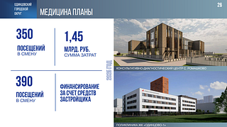 В Одинцовском городском округе за 5 лет было построено шесть новых медицинских учреждений. В новых микрорайонах открылись три кабинета врача общей практики. Об этом на заседании Совета депутатов отчитался глава муниципалитета Андрей Иванов