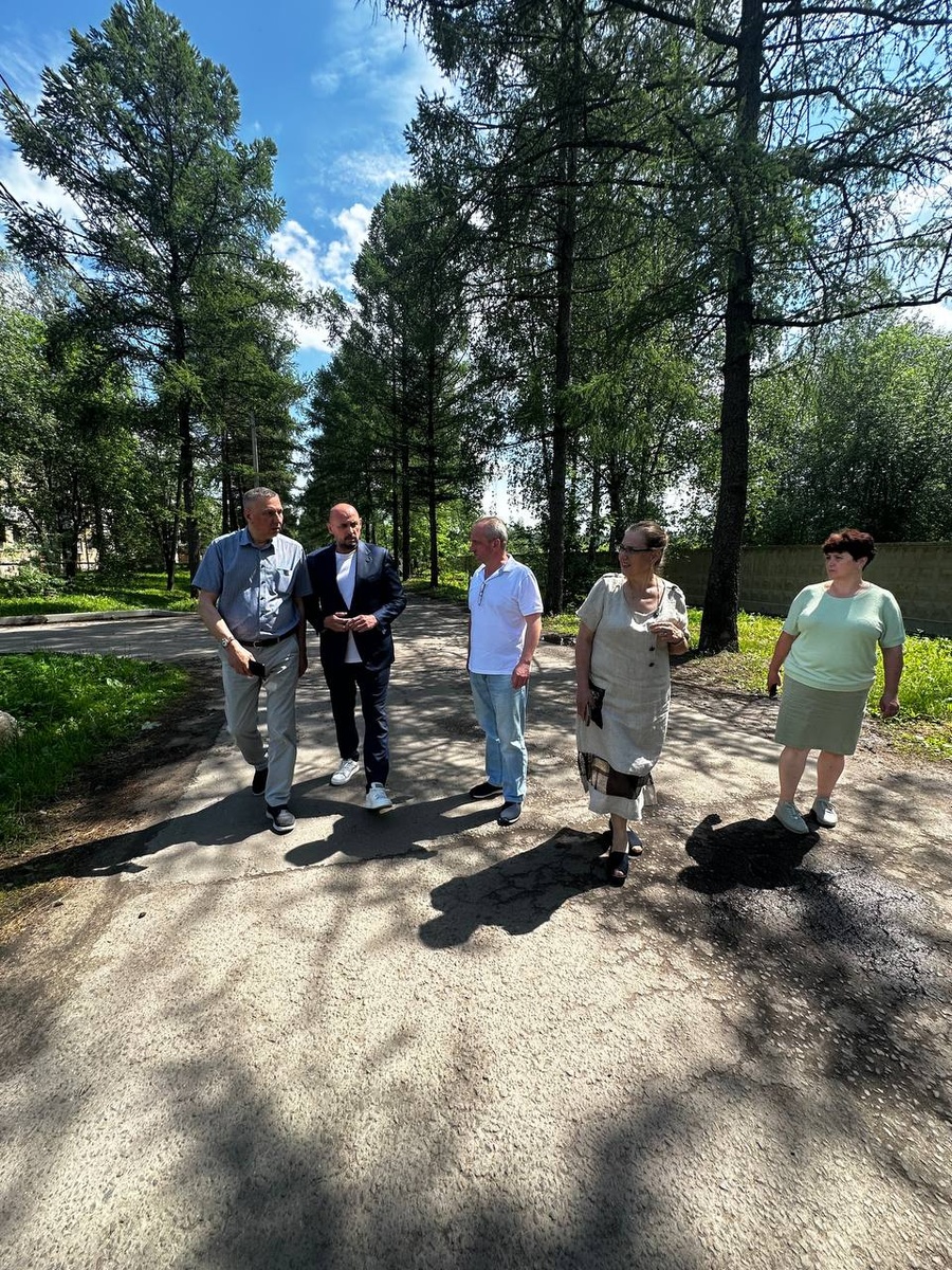 Наташино текст 2, Первый заместитель главы Одинцовского округа 6 июня провёл обход квартала Наташино в деревне Фуньково