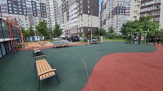 Игровую площадку на улице Белорусская модернизировали
