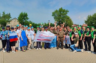«Зарница» для людей старшего поколения прошла в парке героев Отечественной войны 1812 года