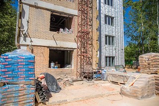 Андрей Иванов проверил ход капитального ремонта Хирургического корпуса Одинцовской больницы