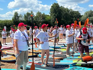 В Одинцовском округе 11 июля прошел областной фестиваль по сапсерфингу