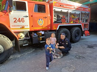 Воспитанники Одинцовского детского сада № 62 побывали в гостях у пожарных