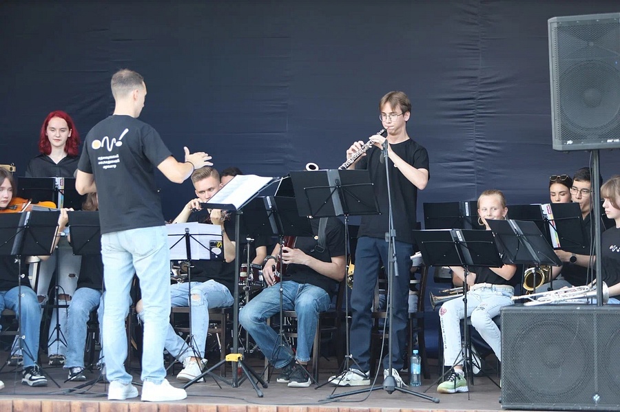 Молодежный оркестр 30 июня выступил в Одинцовском парке культуры, спорта и отдыха