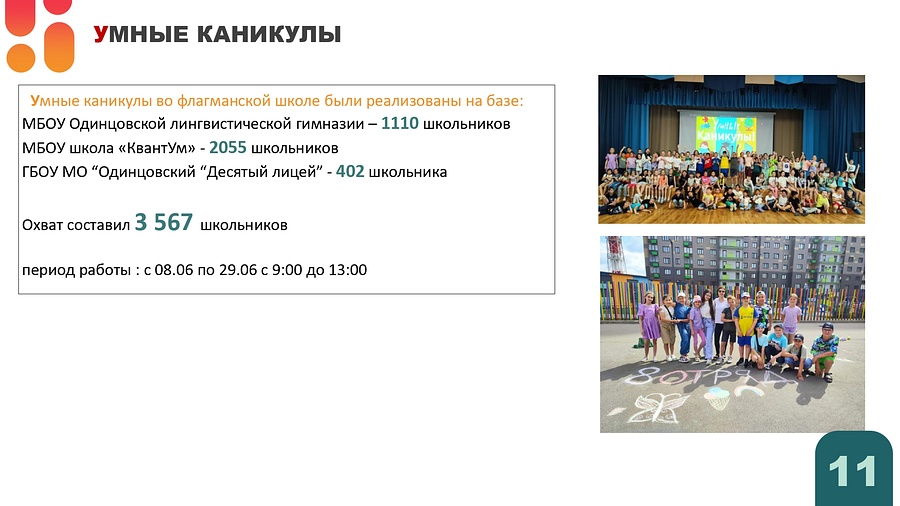 11Летняя оздоровительная кампания охватит более 30 тысяч детей Одинцовского округа