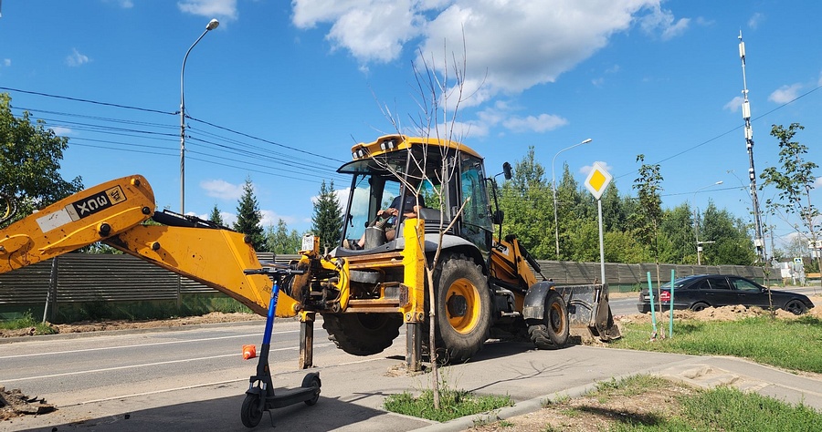 Капитальный ремонт Нахабинского шоссе завершат в Звенигороде до 1 августа