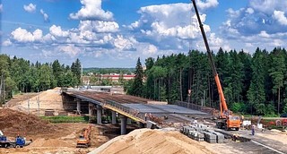 Строительство участка ЦКАД в Малых Вяземах вышло на новый этап