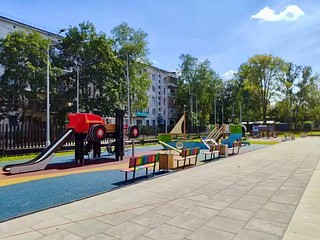 Строительство новой школы на 550 мест завершилось в поселке Горки-2. Новый объект образования построен в рамках нацпроекта «Образование»