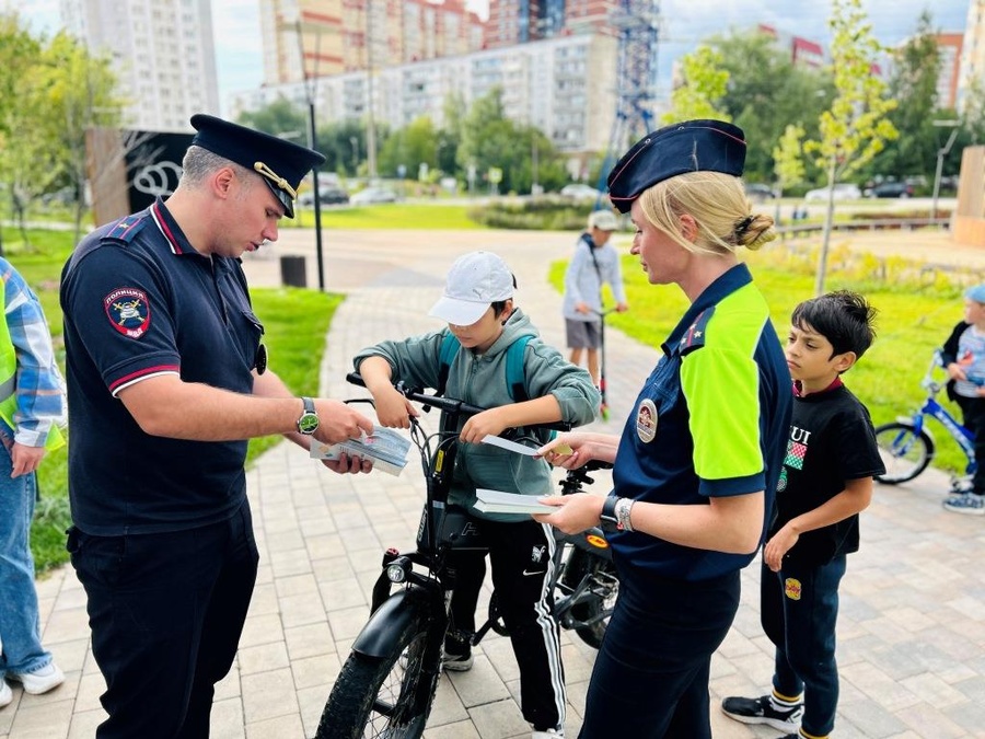 Акция «Безопасная мобильность» прошла в Одинцово, Август