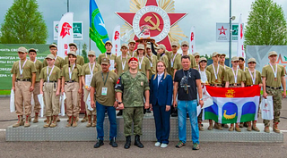 Всероссийский конкурс военно-спортивных игр «Юный страж порядка» прошел в Центре тактических игр парка «Патриот»