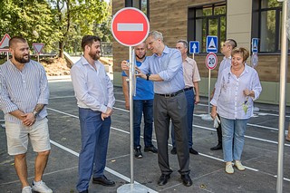 Итоговую проверку Большевяземского отделения Голицынской школы № 2 после масштабного капитального ремонта провел глава Одинцовского округа Андрей Иванов