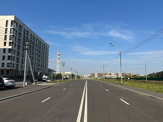 Строительство дороги длиной больше 3 километров к центру Сколково продолжается в Одинцовском округе