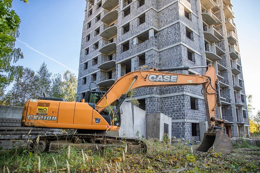 В звенигородском микрорайоне Южный до конца декабря снесут недостроенный 17-этажный дом